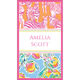 Zebra and Peaches Luggage Tags Image 3 of 3